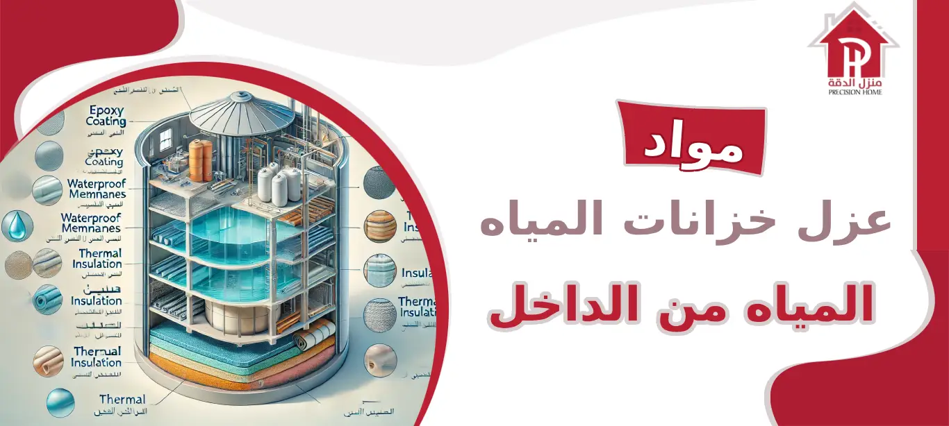 مواد عزل خزانات المياه من الداخل