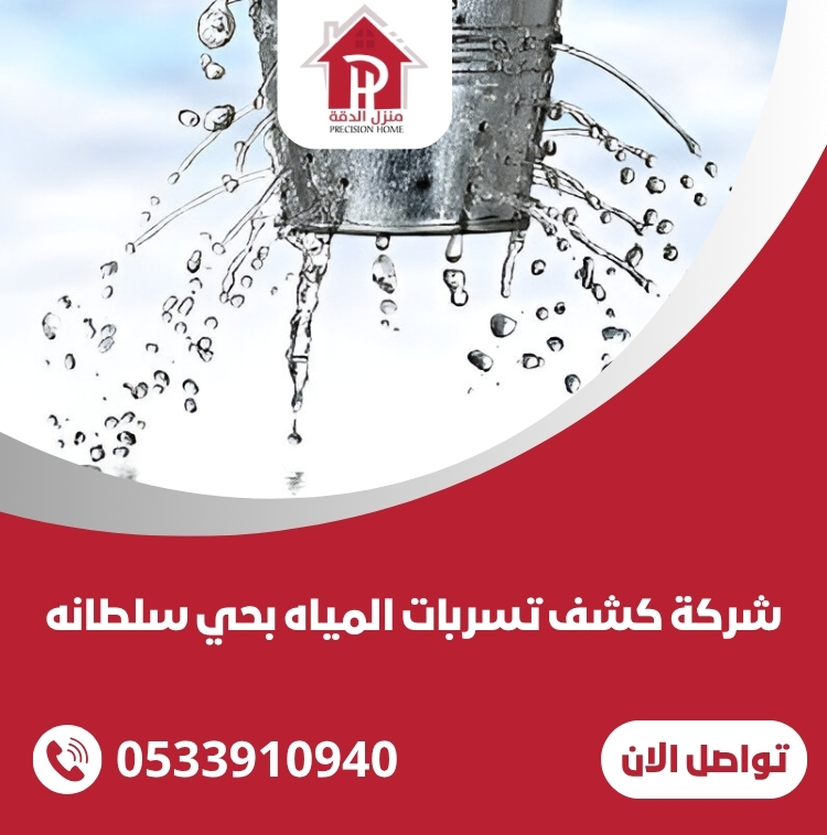 كشف تسربات المياه بحي سلطانه كشف تسربات المياه بحي سلطانه