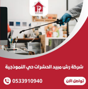 شركة رش مبيد الحشرات حي النموذجية